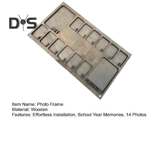 Cornice portafoto anni scolastici Pre-K alla laurea Cornice portafoto 14 foto Cornice per laurea senior per traguardi educativi del bambino