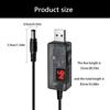 5V To 12V Step Up Converter Cable Overcurrent Safeguards USB to DC5.5mm Converter Cord For Reliable Electronics Charging