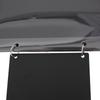 Black Arm Mounted Music Holder, Flute Lyre, Adjustable Forearm Sheet Folder with 5 Sleeves and ABS Panel for Band Use, Reading Support, and Practice