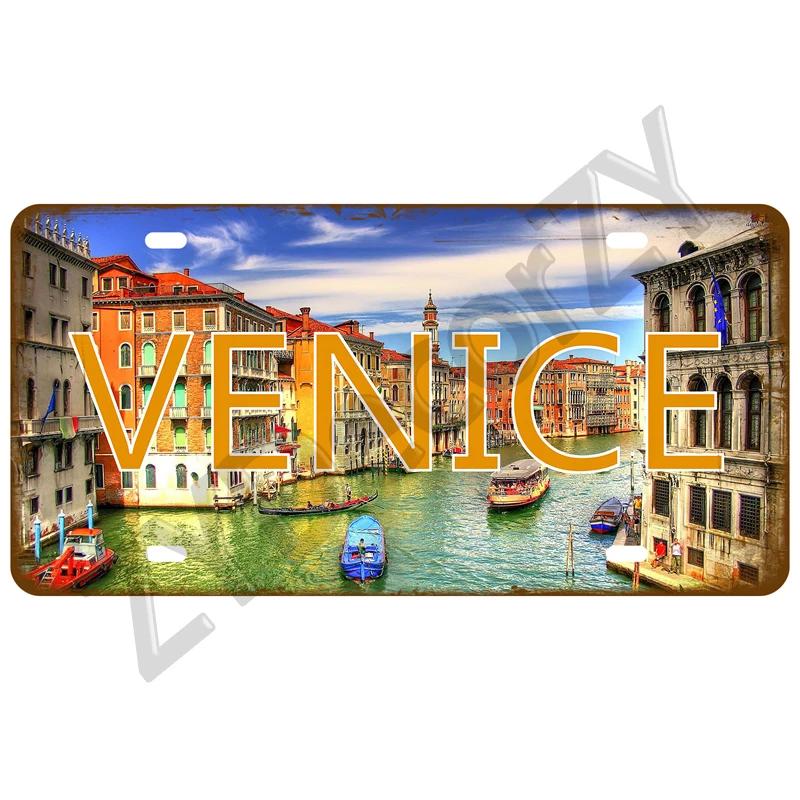 DORA Tin Sign Vintage Tin Sign For Restaurant Bar Pub Cafe Man Cave Decoration Decor Capital City Tinplates Plate Metal Sign Plaque Landmark