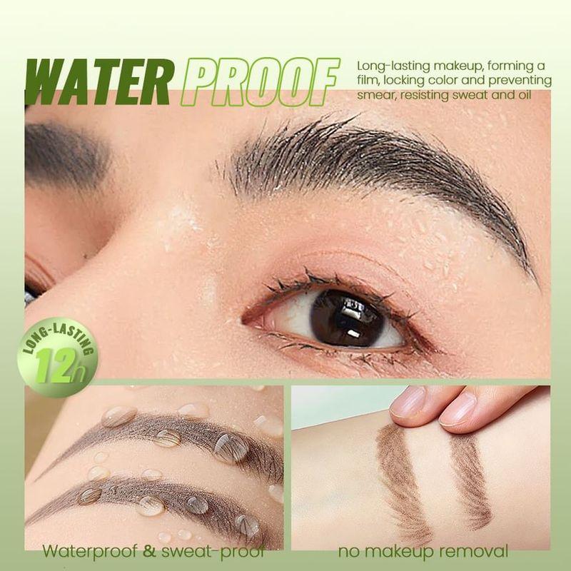 Pudaier - Dual-Ended Waterproof Eyebrow Pen - 9 Colors