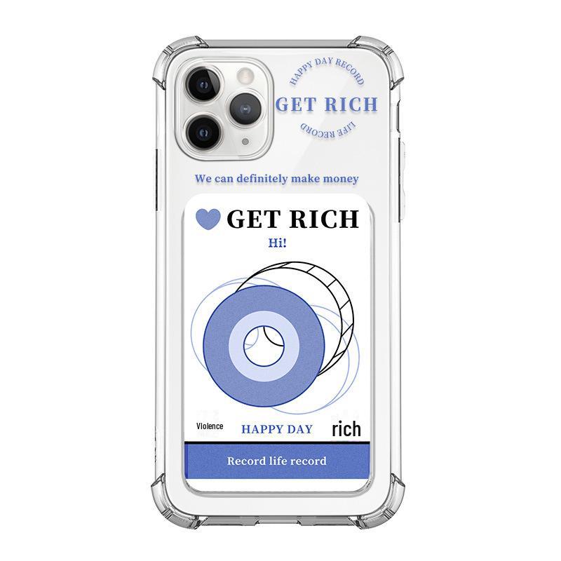 

Чехол-держатель для карт Zhitai iPhone 16 Pro Max, совместимый с iPhone 15 Pro/14/13, мультяшный дизайн. iPhone 11 Pro