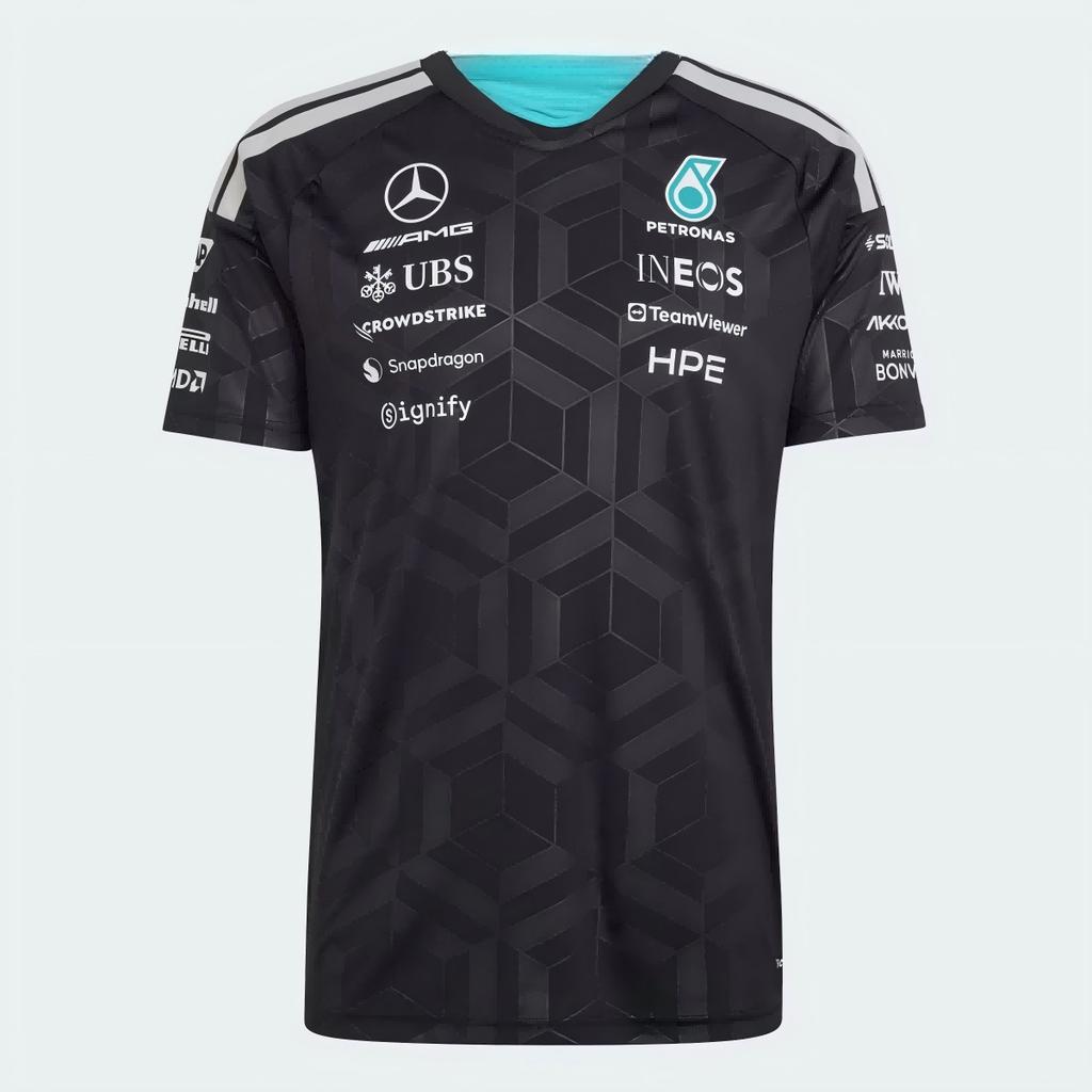 2026 Nuova tuta da moto da corsa F1 tuta da ciclismo, traspirante e ad asciugatura rapida T-shirt a maniche corte con scollo rotondo camicia da lavoro fuoristrada