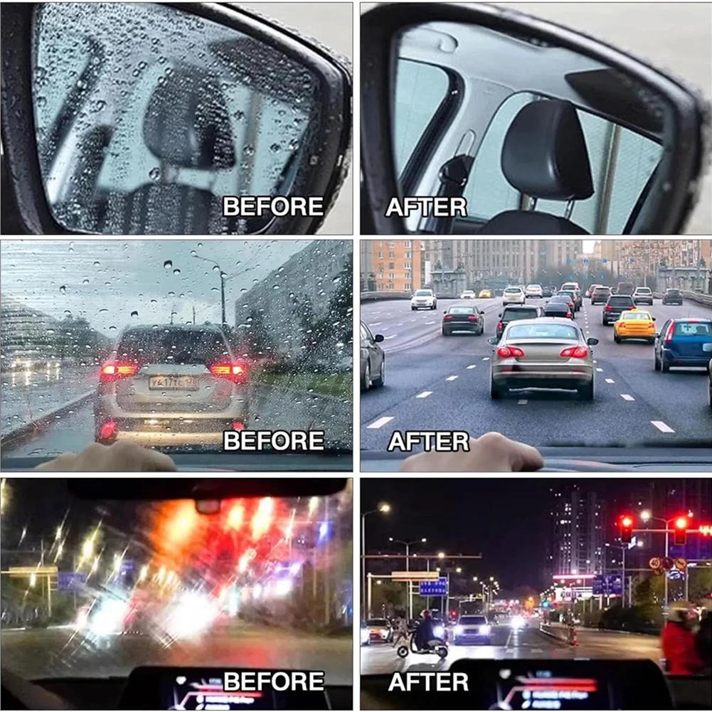 Auto Windschutzscheibenreinigung Regendicht Antibeschlagmittel Wasserabweisend Wasserdicht Ölfilmentferner für Automobil Motorrad Zubehör