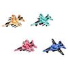 4Pcs Friction Powered Pull Back Airplane Toys Mini Fighter Toy for Children