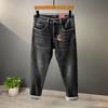 Fleece-lined Thick Jeans Men2024Winter New Fashion Brand Slim Stretch Skinny and All-Matching Warm Trousers