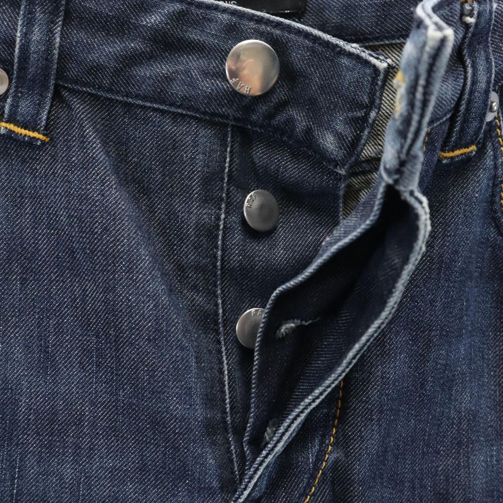 RAF BY RAF SIMONS Straight denim pants W28 Navy Jeans Button Fly Men's Used