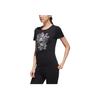 adidas Sports Lifestyle Casual Breathable Short Sleeve T-Shirt Women Tops Black DY8607