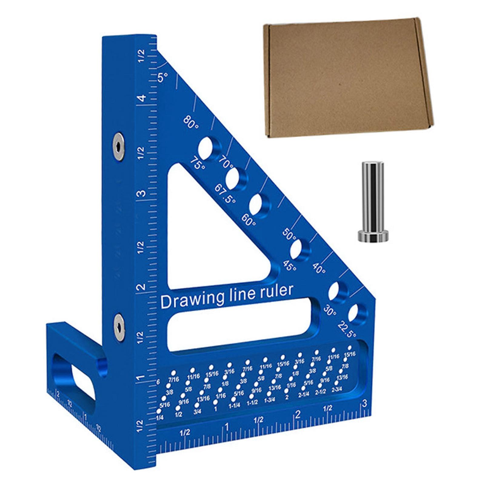 Triangle Ruler CarpenterSquare Miters Triangle Ruler Layouts Measuring Tool