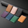 Magnetic Leather Wallet Case for iPhone 15 13 12 14 Pro Max 15pro S23 with Ring Holder Card Slots Electroplate Phone Cover