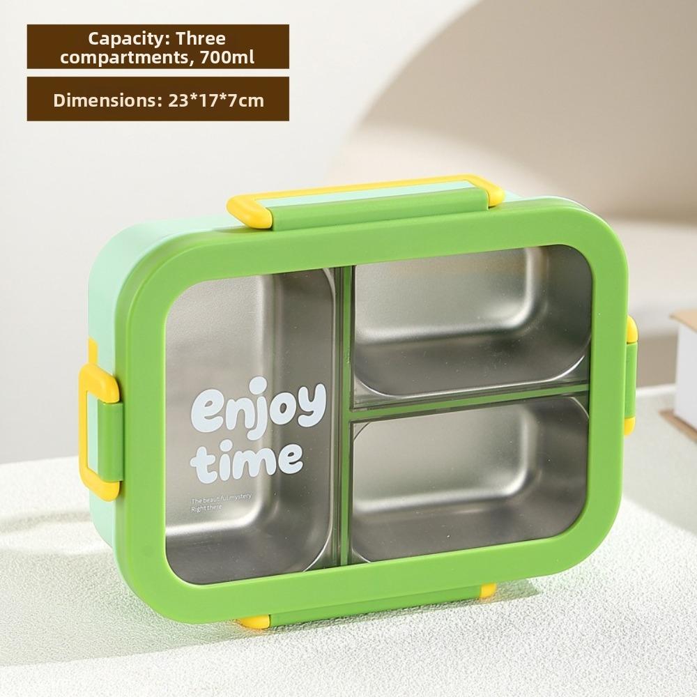 Stainless Steel Insulated Bento Box Stainless Steel Food Container  for Office Workers