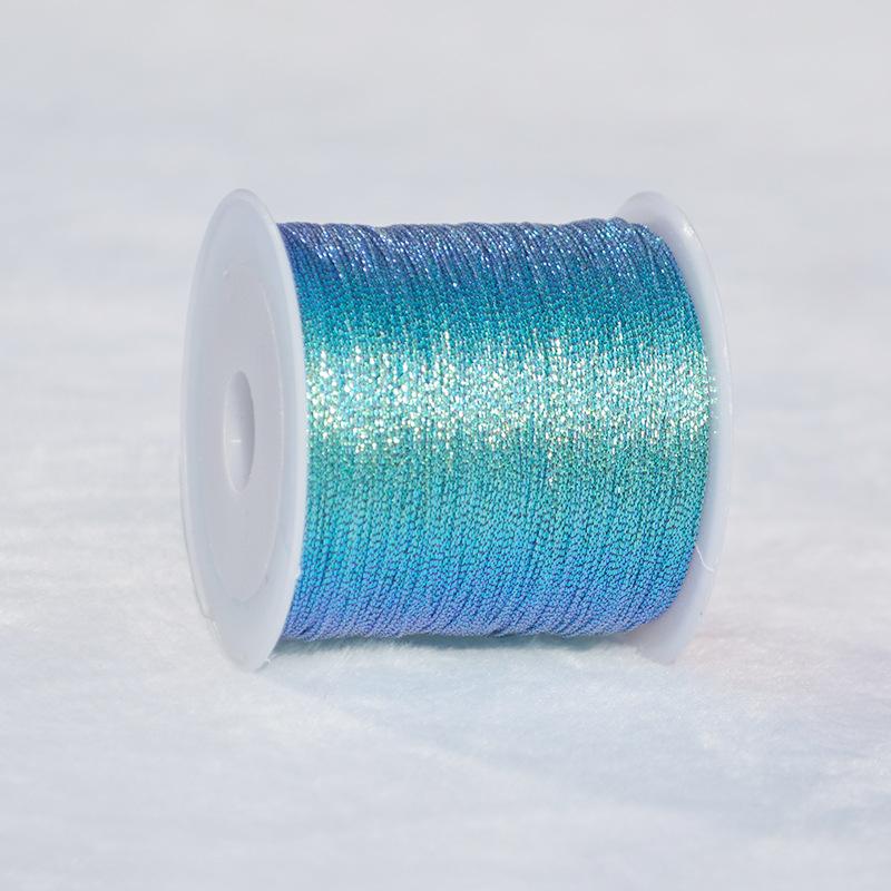 Goldfaden Gold Silber Seidenfaden Symphonie Faden Farbe Gold Handgeflochtenes Seil Armbandfaden Geflochtenes Seil Jadefaden Material Handgeflochtene Schmuckstücke