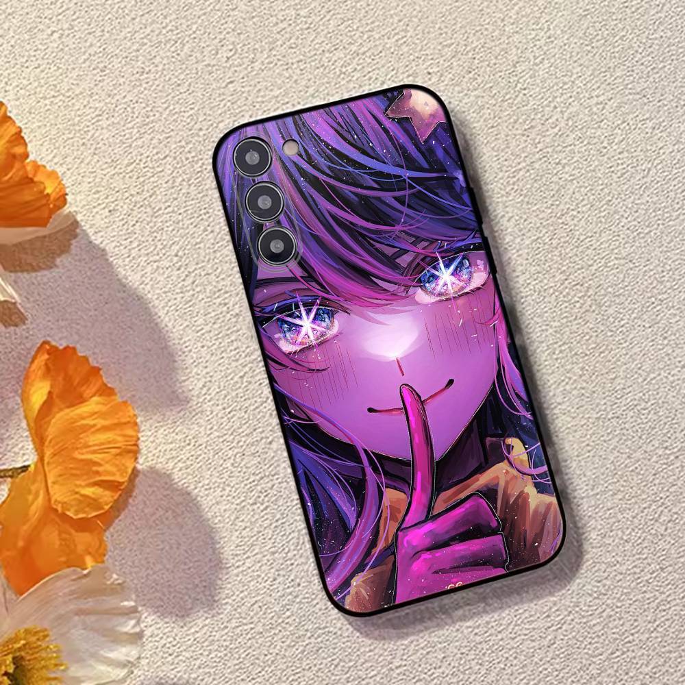 

O-Oshi No Ko Anime Ai Hoshino Phone Case Silicone Soft For Samsung Galaxy A73,A72,A71,A70,A53,A52,A51 Samsung a32 4g