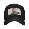 Cat With Uzi Gun Baseball Cap Anime Hat Luxury Brand Men's Big Size Hat Women Caps Men's