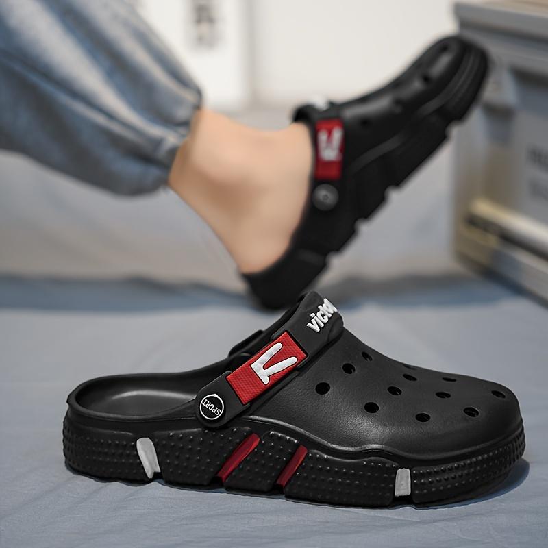 Men's Casual Comfortable Soft Sole Clogs, Breathable Lightweight Clogs for Indoor Outdoor Beach, Summer