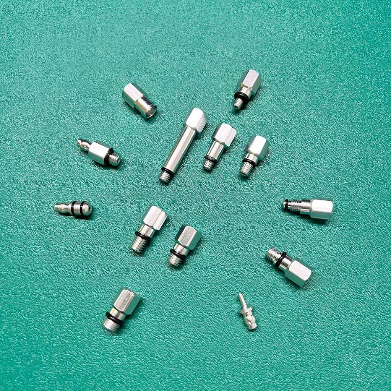 13Pcs/Set Bike Hydraulic Brake Bleed Connector Aluminum Alloy Brake Oiling Joint Connected To The Oil Hose With The D6 Adapter