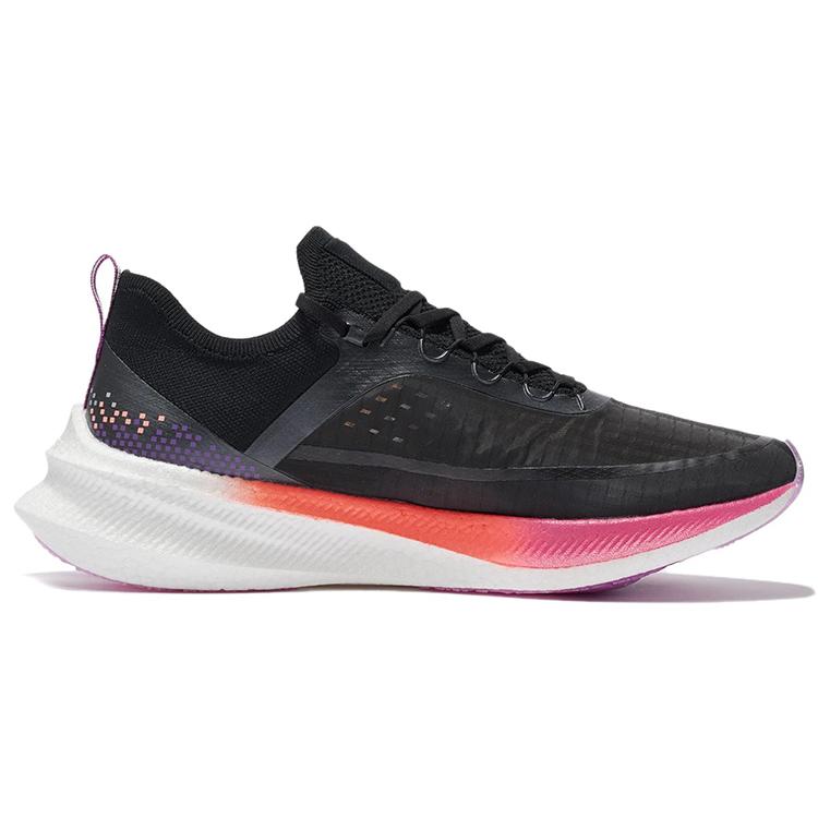 Li Ning Feidian Challenger Cushioning Slip Resistant Abrasion Resistant Low Top Running Shoes Men's Black ARMR011-4
