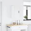 VidaXL Armoire murale de cuisine Porto blanc bois d'ingénierie 854017