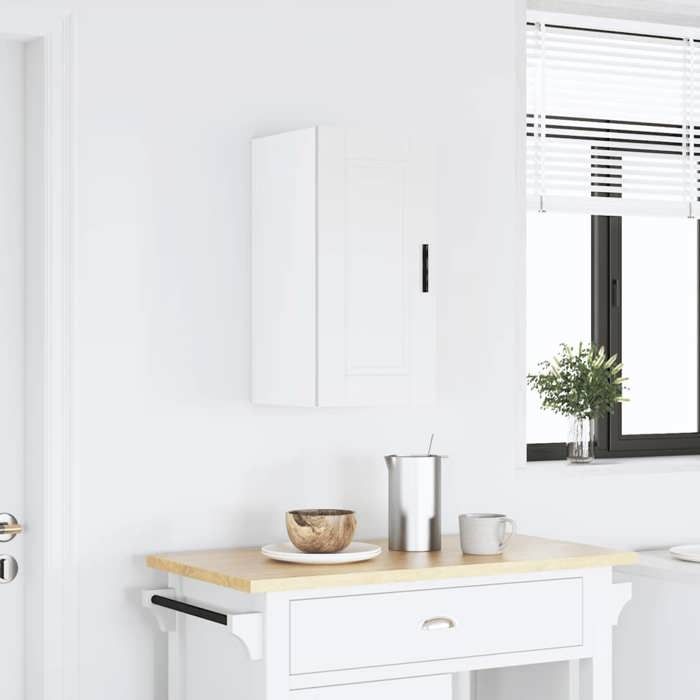 VidaXL Armoire murale de cuisine Porto blanc bois d'ingénierie 854017