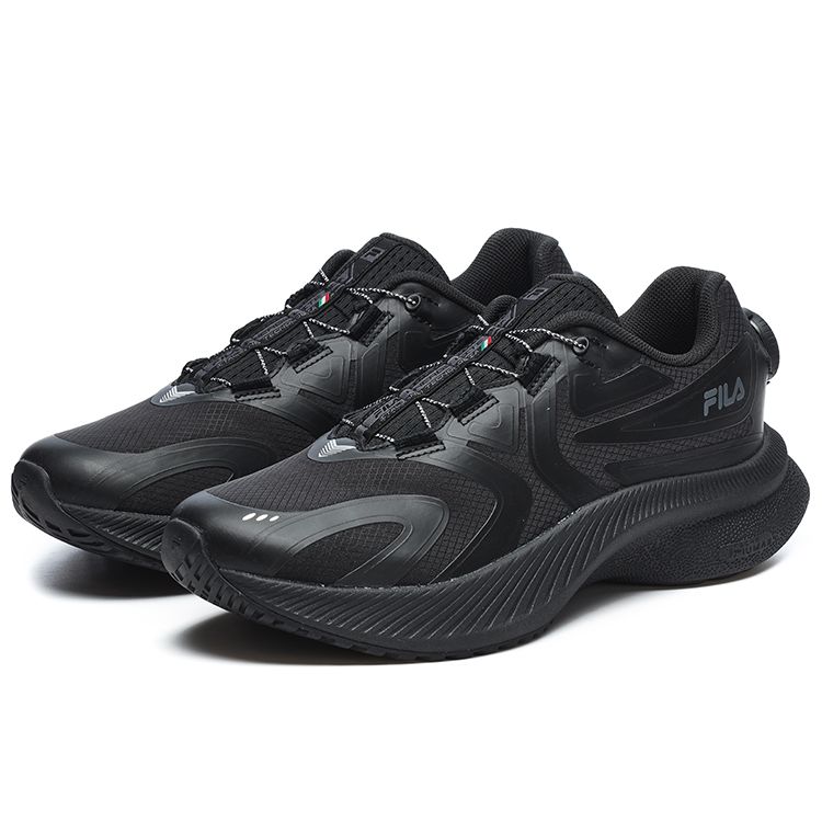 Fila Athletics Energy Comfortable Breathable Low-Top Running Shoes Women Sneakers Black A12W241110FBK