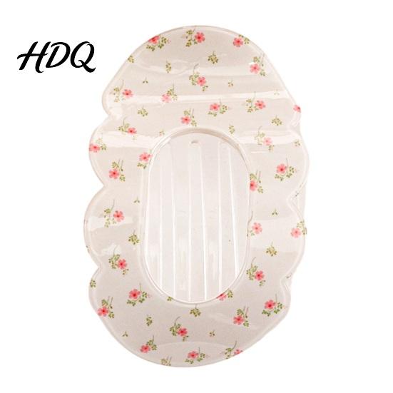 Half-up Hair Clip Claw for Women Transparent Acrylic with Anti-Slip Dense Teeth