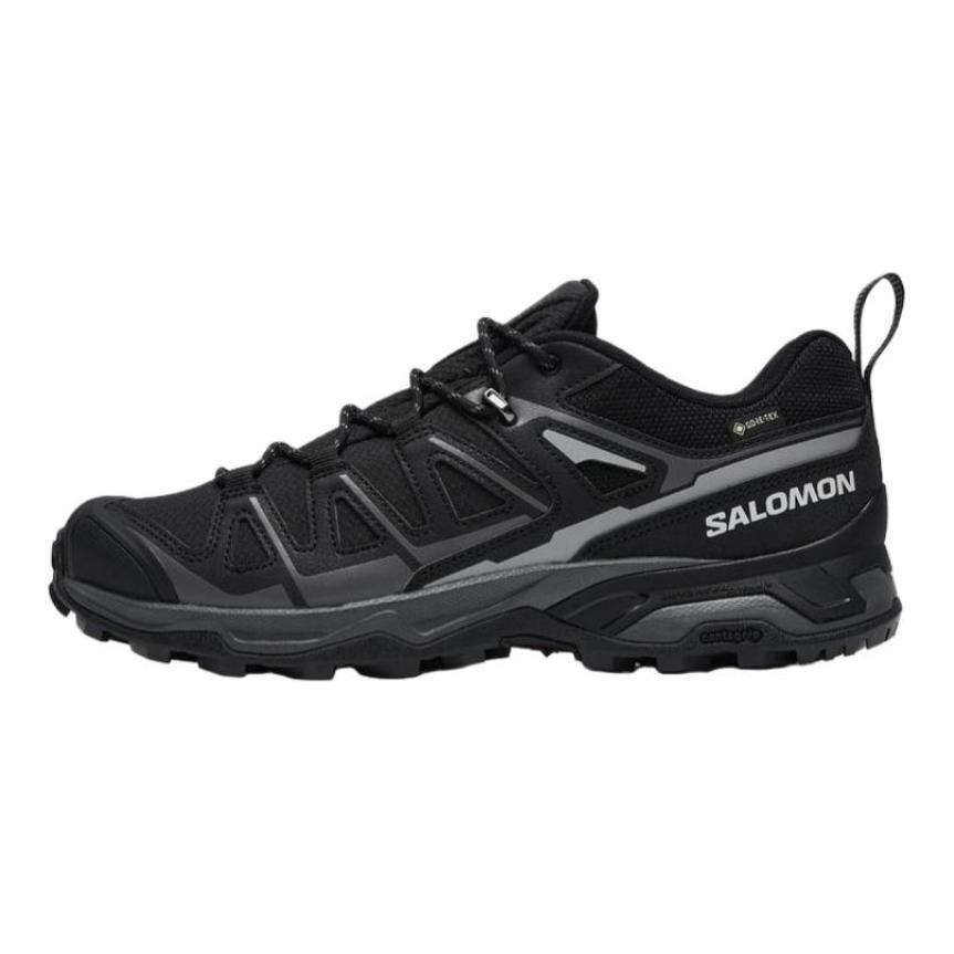 SALOMON X Ultra Pioneer 2 GTX Shock Absorbers Waterproof And Breathable Grip Low top Mountaineering Shoes Men's Black Sneakers 475863