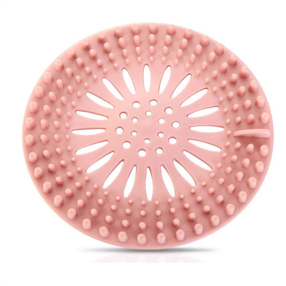 

1PC Silicone Floor Drain Cover with Holes Non Slip Universal Sink Drain Hair Catcher for Sink Shower Strainer Sink Accessories