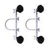 2pcs Electric Oil Heater Bracket Electric Heater Pulley 360 Degree Rotating Oil Heater Frame Caster Accessories for Home