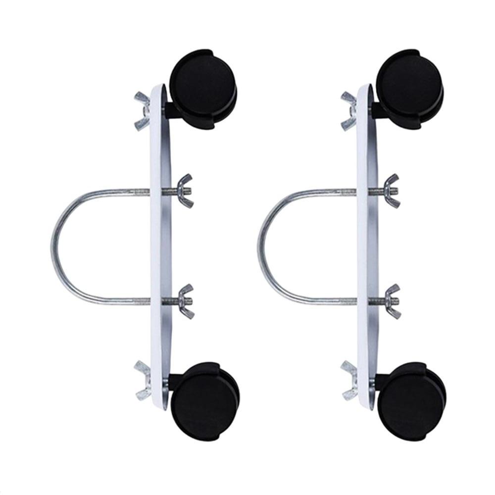 2pcs Electric Oil Heater Bracket Electric Heater Pulley 360 Degree Rotating Oil Heater Frame Caster Accessories for Home
