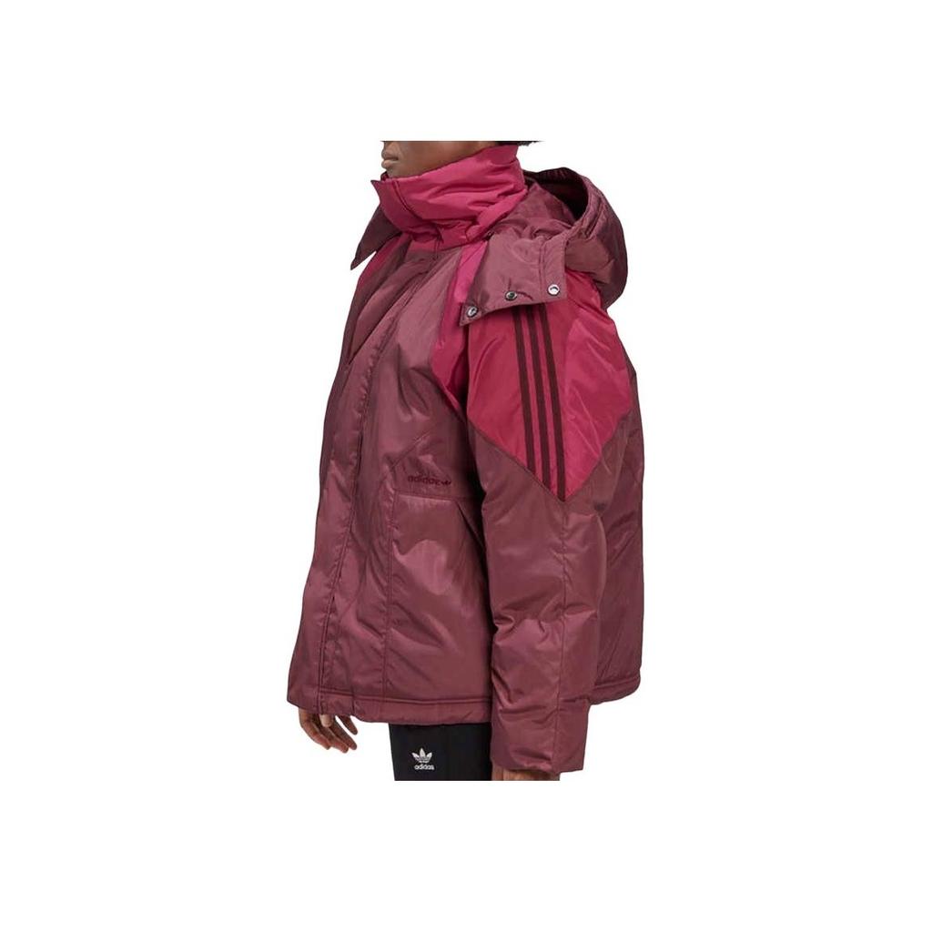 Adidas Originals Windproof Warm Comfortable Long Sleeve Jacket Down Coat Women jackets Red GD2508