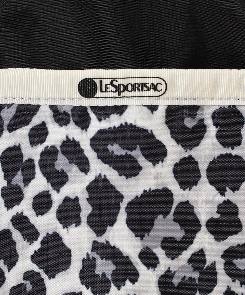 LeSportsac Official SM DRAWSTRING BUCKET Shoulder Neutral Leopard Bag/3040 Women's Print/Black