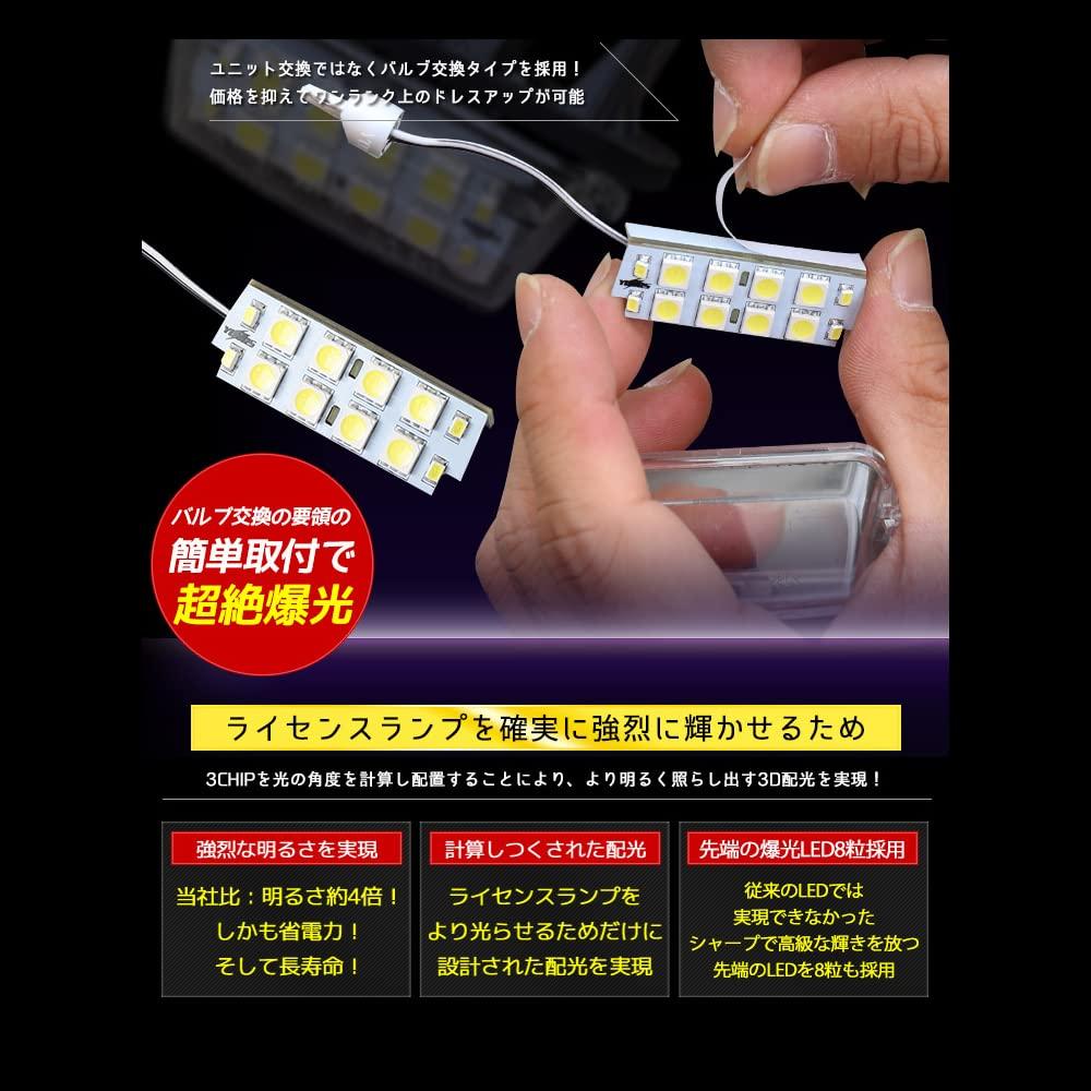 YOURS Corolla Touring Car Specific Design LED License Lamp [For Vehicle Inspection] Dedicated Tool