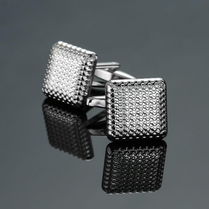 High Quality Novelty Cuff Links Copper Metal Laser Engraving Cufflinks Mans French Suit Accessories Jewellery