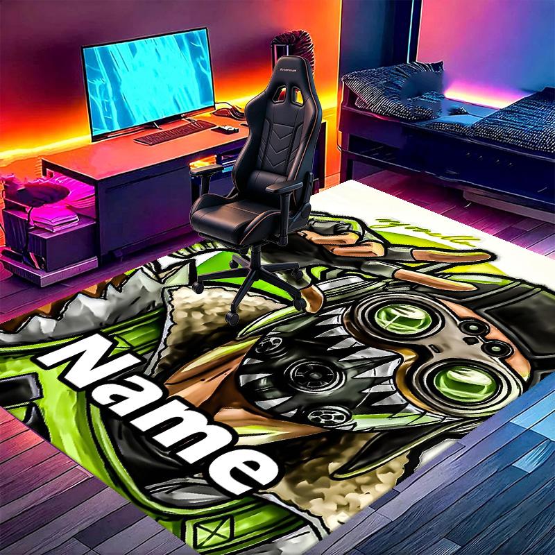 Custom Name Personalized Apex Legends Print Carpet, Versatile Home Decor Rug, for Playroom, Apartment, Balcony, Entryway, Hallway Gift