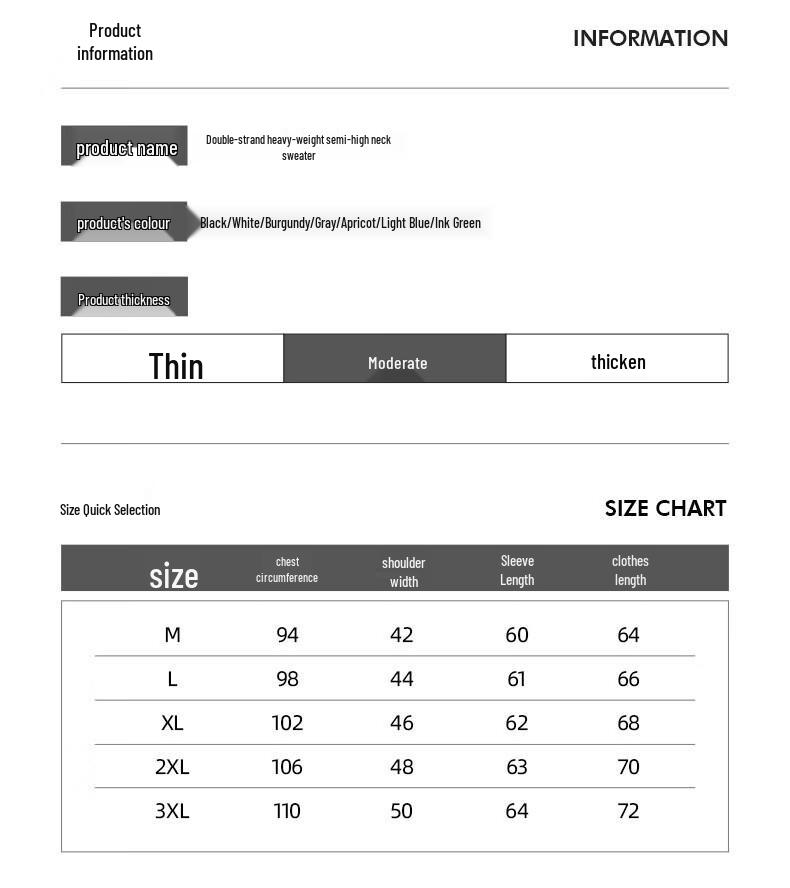 Jeanswest Men's Solid Half-Turtleneck Knitted Sweater