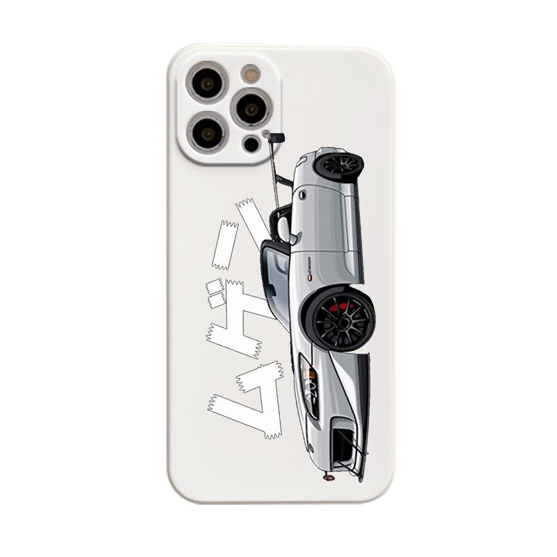 

Рідкий чохол для телефону JDM Tokyo Drift Sports Car Straight Edge для Apple iPhone 14 11 12 13 Pro Max Mini X XS XR 7 8 Plus SE2 Cover iPhone 14 Pro
