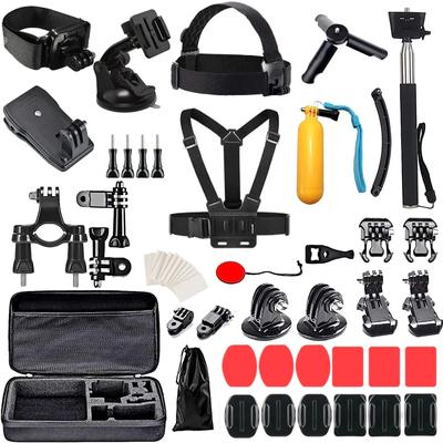 Zestaw akcesoriów do kamer akcji 60 w 1 do kamer GoPro Hero 12 11 10 9 8 7 6 5 4 Insta360 X2 X3 DJI Osmo Action 1 2 3 4