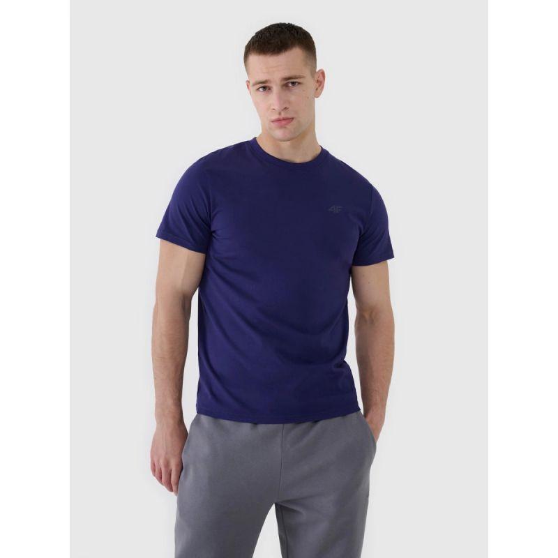 4F Men's Cotton T-Shirt Plain Regular Fit, Size S