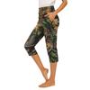 Women's Elastic Waist Casual Pants, Slim Fit with Pockets, Side Split Dress Pants