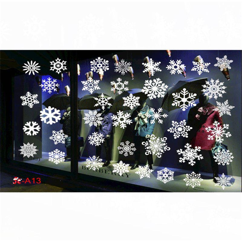 Christmas Wall Merry Stickers Window Glass Decals Home Room Xmas New Year Decor