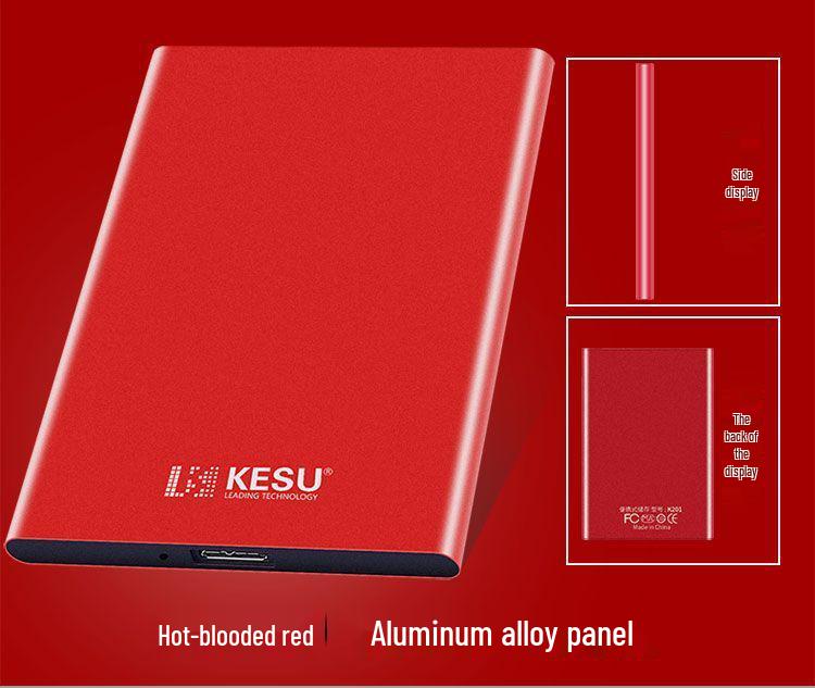 High-Speed 1TB USB 3.0 Tragbare Festplatte, Großkapazität 2TB Externes Speichergerät