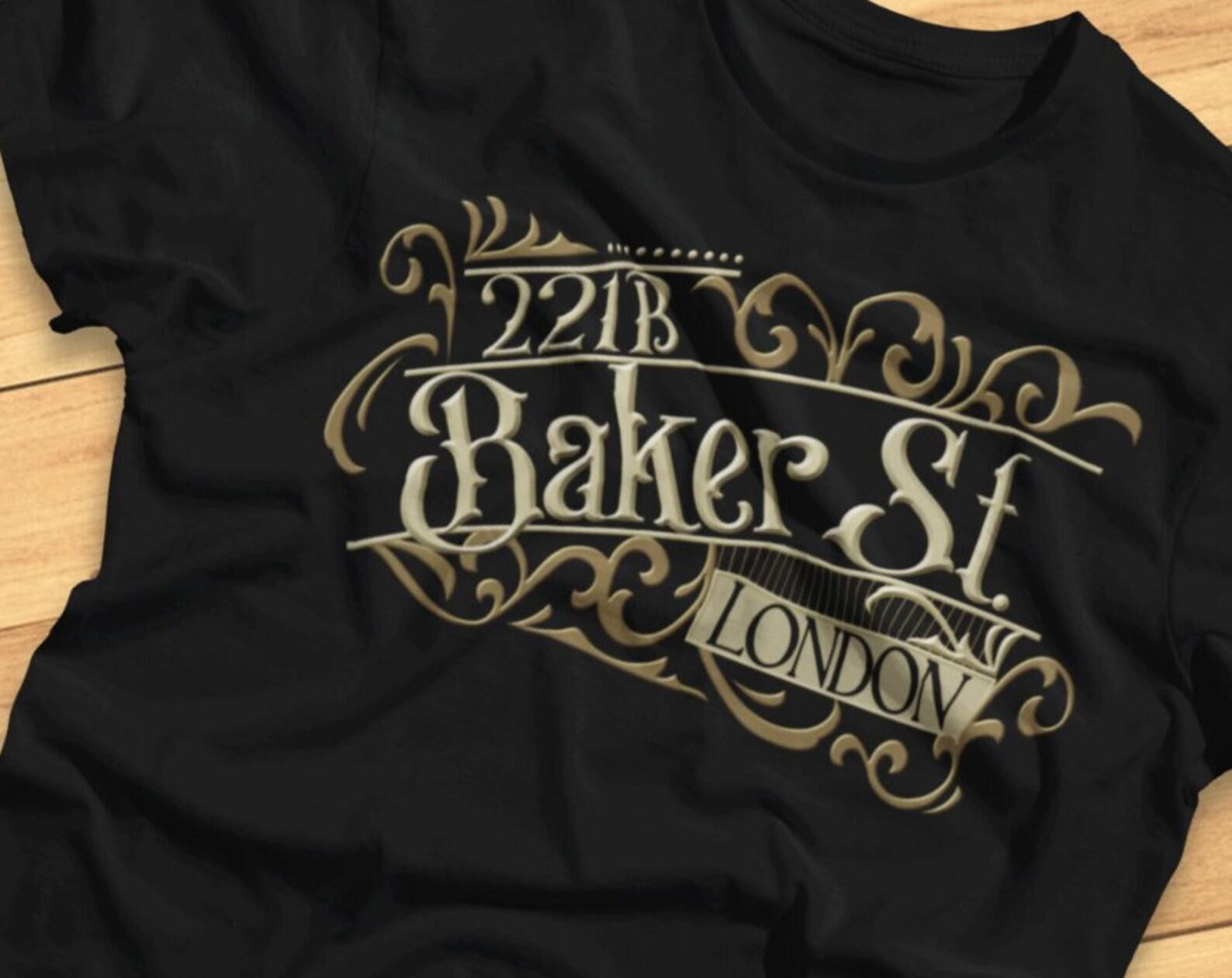 221B Baker Street - Funny Sherlock Holmes - T-shirt S