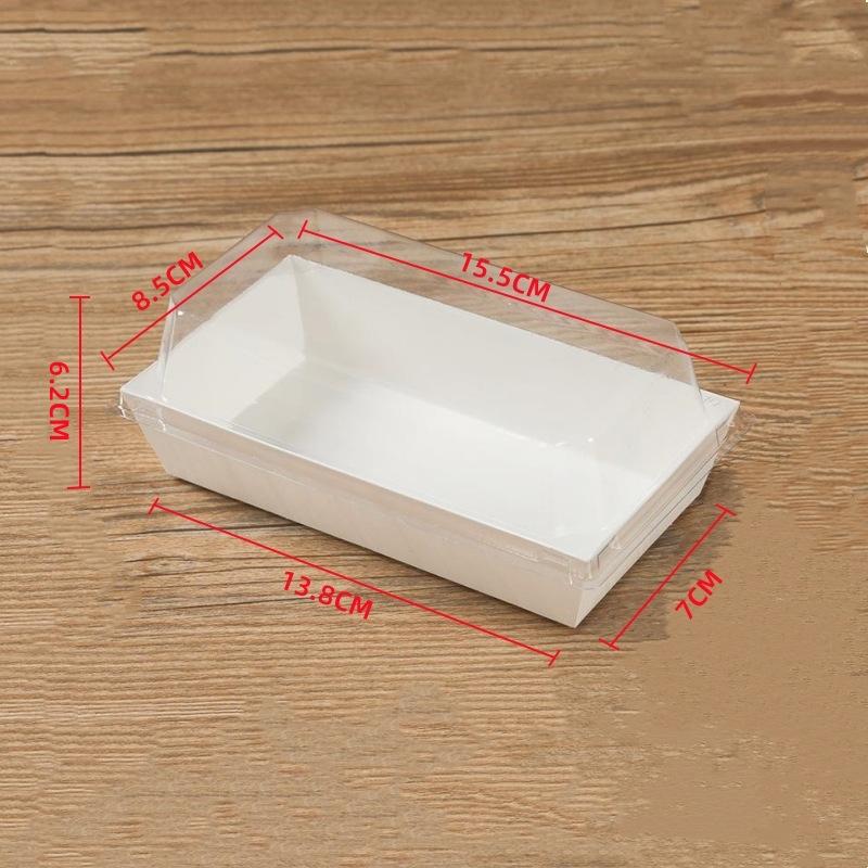 50PCS Dessert Packaging Box Cupcake Box Large Pastry Bakery Boxes With Picnic Food Packaging Box
