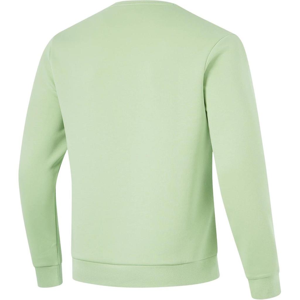 Li-Ning Comfortable Round Neck Pullover Casual Sweatshirt Men Sweatshirt Laurel-Green AWDU165-8