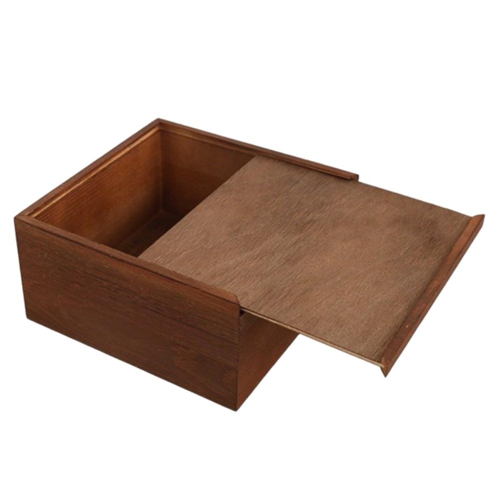 Dust-Proof Jewelry Storage Box Wood Gift Packaging Box  Bracelet/Necklace