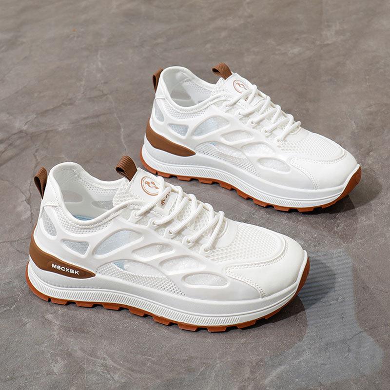 Mesh Breathable Sports Shoes Women's Summer New Thick-soled Lightweight Forrest Gump Shoes Women's Sports and Leisure Shoes