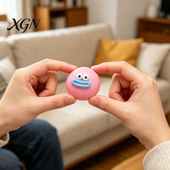 Tragbarer Stressabbau Cartoon Wurstmund Ball Spielzeug Linderung Große Augen Quetschen Angst Fidget Langsam Aufgehend Home Office Mitarbeiter Schreibtisch TPR