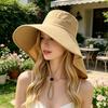 Large Brim Bucket Hat, Outdoor UPF 50+ UV Sun Protection Hat, Waterproof Breathable Face Neck Flap Cover Folding Sun Hat for Men, Women