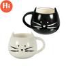 Hi 420ml Lovely Cat White/Black Coffee Milk Ceramic Mug Couples Cup Festival Gift FRE
