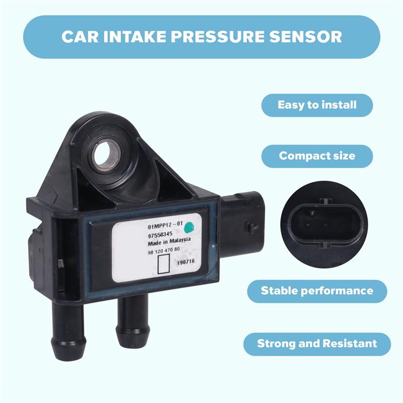 For 308 2008 Citroen C3 C4 Picasso Berlingo DS Exhaust Pressure Sensor- 9812047080 81MPP12-01 For 13-19